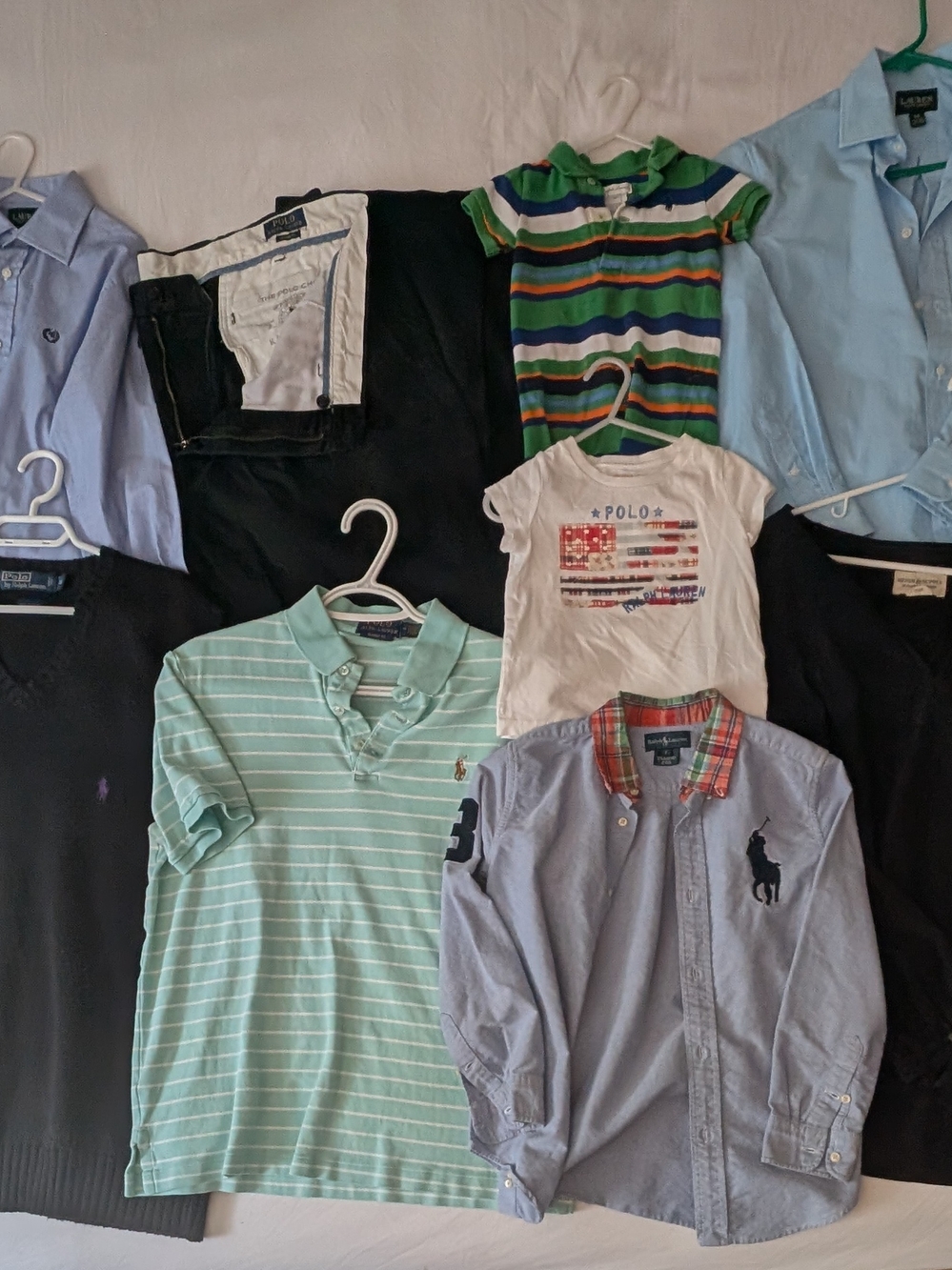 Ralph Lauren Bundle, 9 Items, POLO, LAUREN, Denim & Supply, Kids, Mens Womens